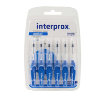 INTERPROX Щітка міжзубна 4G (синя) 1,7 CONICAL 0,8*(3,5-6) мм 6шт