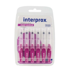 INTERPROX Щітка міжзубна 4G (пурпурна) 2.3 мм MAXIICONICAL 6 шт