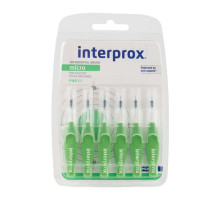 INTERPROX Щітка міжзубна 4G (зелена) 1,1 MICRO 0,56*2,4 мм 6шт
