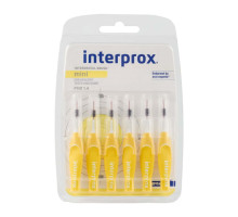 INTERPROX Щітка міжзубна 4G (жовта) 1,4 MINI 0,7*3 мм 6шт