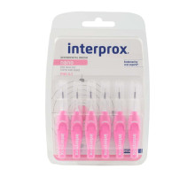 INTERPROX Щітка міжзубна 4G (рожева) 0,7 NANO 0,38*1,9 мм 6шт