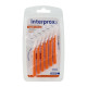 INTERPROX PLUS Щітка міжзубна 2G (помаранчева) 0.9 мм SUPER MICRO 6 шт