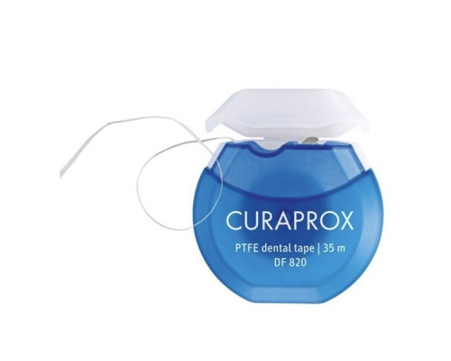 Curaprox Нитка міжзубна тефлонова з хлоргексидином, 35м
