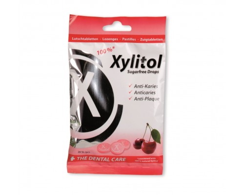 Miradent Xylitol Drops Cherry Леденцы с ксилитом со вкусом вишни 26 шт (60г)
