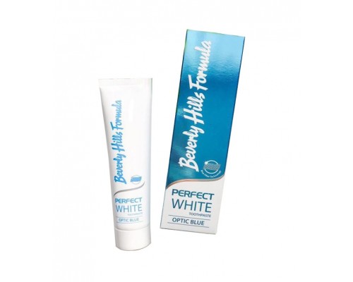 Beverly Hills Formula Отбеливающая Зубная паста PERFECT WHITE OPTIC BLUE ,100 мл