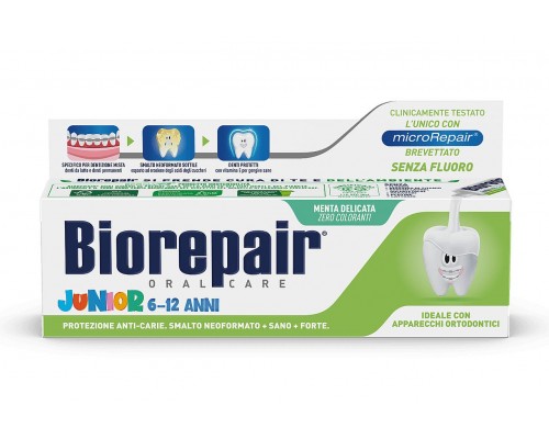 BioRepair Junior М'ята Зубна паста, 75 мл