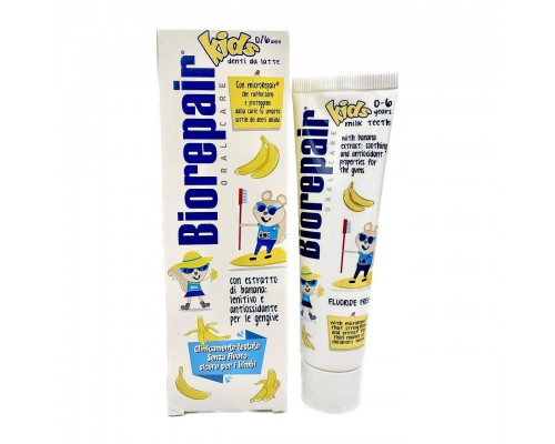 BioRepair Kids Banana Зубна паста для дітей 0 - 6 років, 50мл