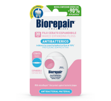 Biorepair Dental Floss Waxed Expanding Зубна нитка, що розширюється, 30 м