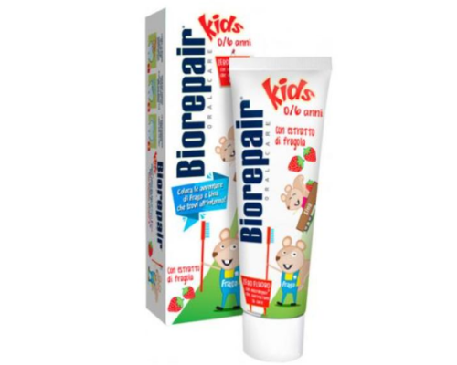 BioRepair Kids Strawberry зубная паста для детей 0 - 6 лет, 50мл