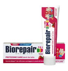 Biorepair Kids зубна паста з екстрактом полуниці для дітей 0-6 років, 50мл