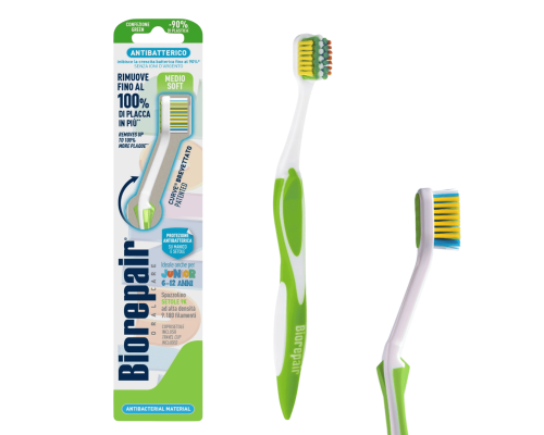 Biorepair Зубна щітка Junior Medio Soft 6-12 років