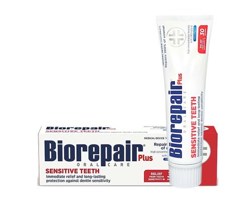 Biorepair PLUS Зубна паста "Професійне позбавлення чутливості" 75 мл