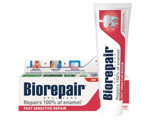 Biorepair Зубна паста "Швидке позбавлення чутливості" 75мл