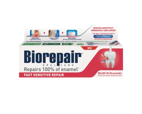 Biorepair Зубна паста "Швидке позбавлення чутливості" 75мл