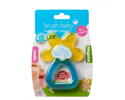 Brush-Baby Cool&Calm Yellow/Blue Гризунець наповнений водою (4+ міс)