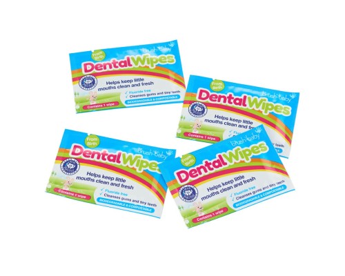 Brush-Baby Дитячі дентальні серветки Dental Wipes, 1 шт