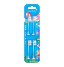 Brush-Baby Змінні насадки до щітки WildOnes і KidzSonic 6+ років 4 шт