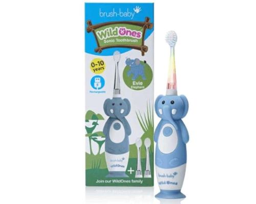 Brush-baby Электрическая зубная щетка WildOnes Elephant (0-10 лет) СЛОНИК