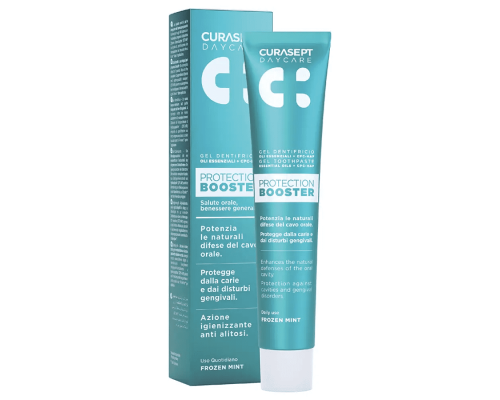 Curasept DAYCARE PROTECTION BOOSTER FROZEN MINT зубна паста 75 мл