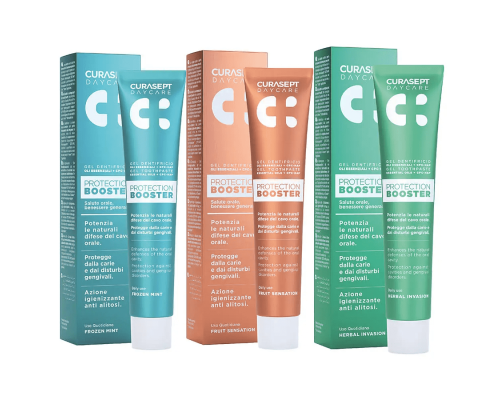 Curasept DAYCARE PROTECTION BOOSTER FROZEN MINT зубна паста 75 мл