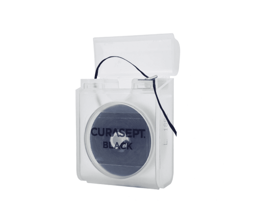 Curasept BLACK + CHX зубна нитка, 50 м