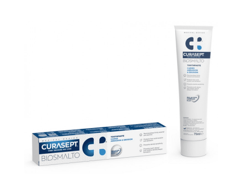 Curasept Biosmalto Caries, Abrasion and Erosion зубна паста, 75 мл