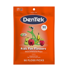 DenTek Дитячі флоси Дикий фрукт з тримачами 90 шт