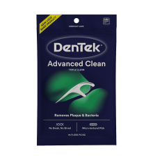 DenTek Потрійне очищення флос-зубочистки 75 шт
