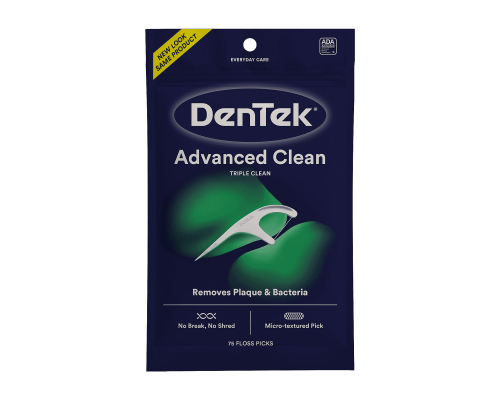DenTek Потрійне очищення флос-зубочистки 75 шт