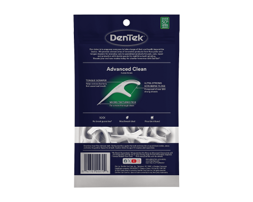 DenTek Потрійне очищення флос-зубочистки 75 шт
