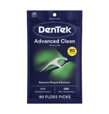 DenTek Потрійне очищення флос-зубочистки 90 шт