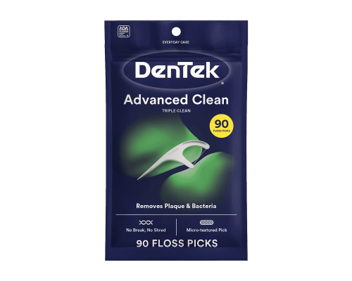 DenTek Потрійне очищення флос-зубочистки 90 шт