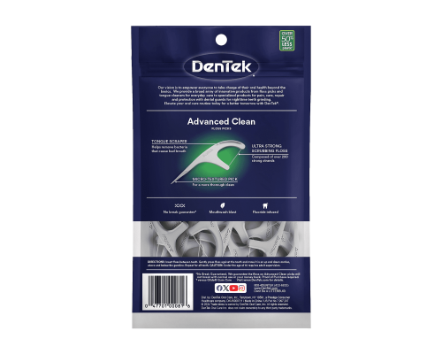 DenTek Потрійне очищення флос-зубочистки 90 шт