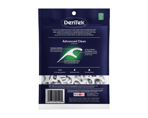 DenTek Потрійне очищення флос-зубочистки 150 шт