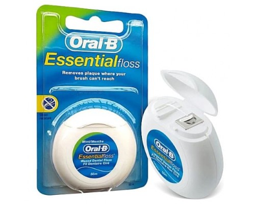 Oral-B Essential floss Зубна нитка вощена 50м