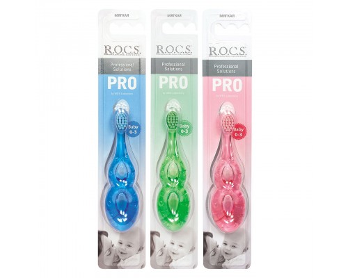 R.O.C.S. PRO BABY Зубна щітка для малюків від 0 до 3 років