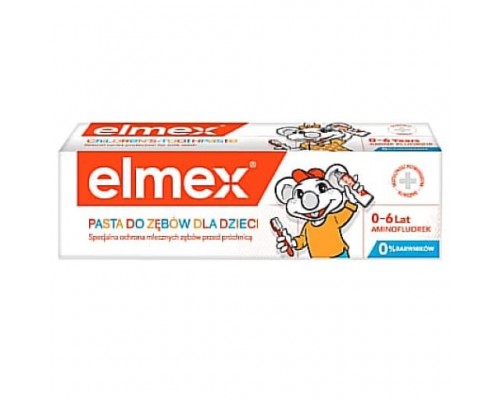 Elmex For Children Зубная паста  с аминофторидом, 50мл 
