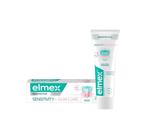 Elmex Sensitive Plus Sensitivity + Gum Care Зубна паста, 75 мл Elmex Sensitive Plus Sensitivity + Gum Care Зубна паста, 75 мл