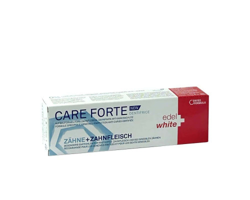 Edel+White Care Forte для активного захисту ясен Зубна паста, 75мл Edel+White Care Forte для активного захисту ясен Зубна паста, 75мл
