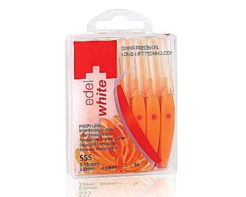 Edel+White EasyFlex SSS Щітка міжзубна 0.45мм 6шт Edel+White EasyFlex SSS Щітка міжзубна 0.45мм 6шт