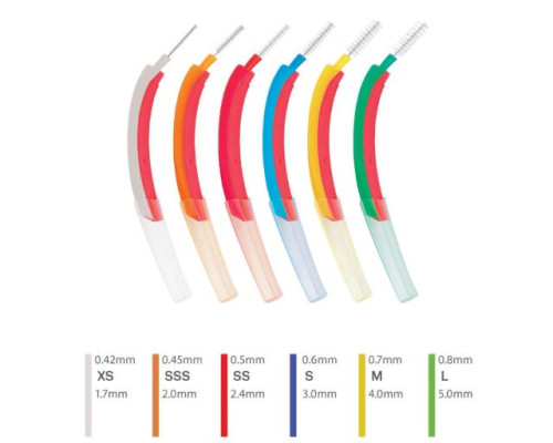 Edel+White EasyFlex MIX Щітка міжзубна, 6шт Edel+White EasyFlex MIX Щітка міжзубна, 6шт
