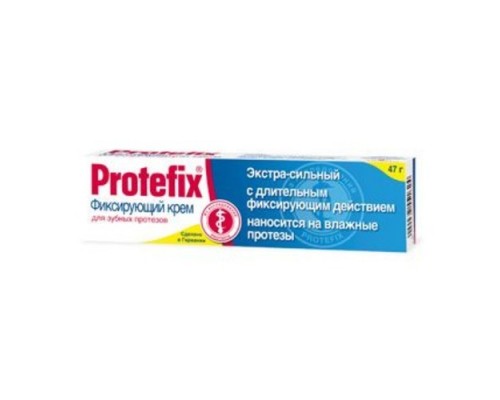 Protefix® Фиксирующий крем для зубных протезов экстра сильный, 47г