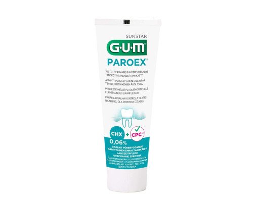GUM PAROEX 0.06% CHX Зубна паста для щоденного догляду 75 мл