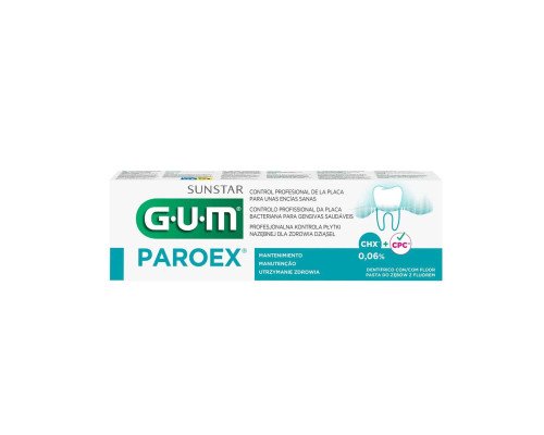 GUM PAROEX 0.06% CHX Зубна паста для щоденного догляду 75 мл