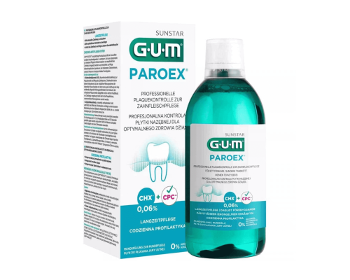 GUM PAROEX 0.06% CHX ополіскувач для рота 500 мл