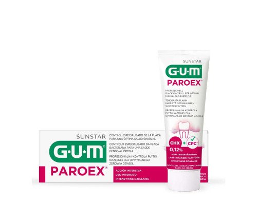 GUM PAROEX 0.12% CHX Зубна паста інтенсивної дії 75 мл
