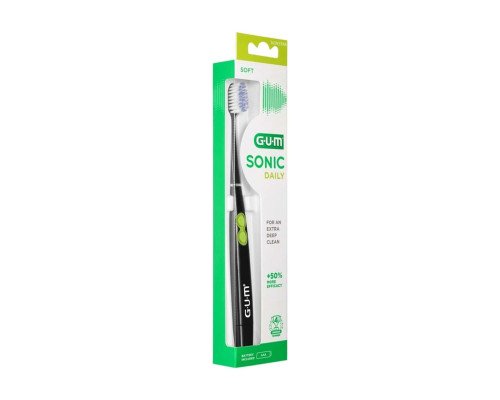 GUM SONIC DAILY Battery Зубна щітка електрична чорна