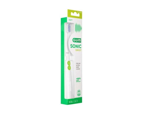 GUM SONIC DAILY White Звукова зубна щітка 