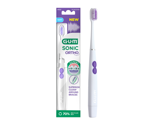 GUM SONIC ORTHO Звукова зубна щітка
