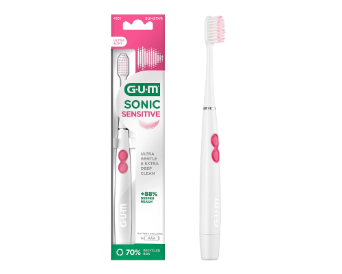 GUM SONIC SENSITIVE Звукова зубна щітка